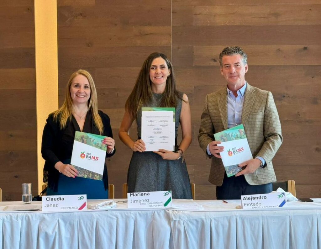 Red BAMX y CONMÉXICO se unen para promover el aprovechamiento responsable de alimentos y contribuir a la reducción del desperdicio en México 